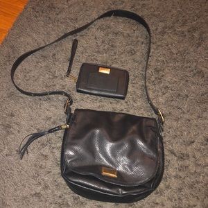 Juicy couture crossbody bag and wristlet